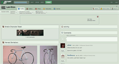 Desktop Screenshot of leevitron.deviantart.com