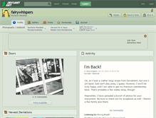 Tablet Screenshot of fairywhispers.deviantart.com