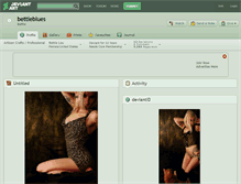 Tablet Screenshot of bettieblues.deviantart.com