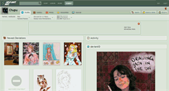 Desktop Screenshot of chupu.deviantart.com