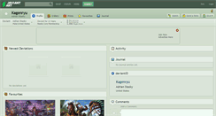 Desktop Screenshot of kagenryu.deviantart.com