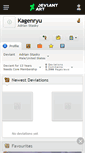 Mobile Screenshot of kagenryu.deviantart.com