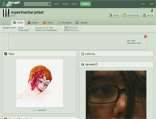 Tablet Screenshot of experimental-jetset.deviantart.com