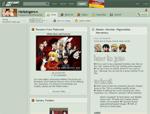 Tablet Screenshot of hellsingers.deviantart.com