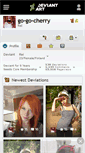 Mobile Screenshot of go-go-cherry.deviantart.com