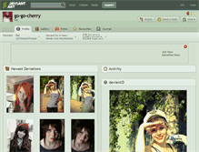 Tablet Screenshot of go-go-cherry.deviantart.com