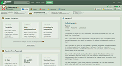 Desktop Screenshot of julietcaesar.deviantart.com