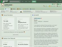 Tablet Screenshot of julietcaesar.deviantart.com