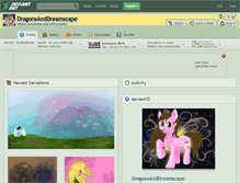 Tablet Screenshot of dragonsanddreamscape.deviantart.com