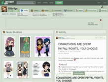 Tablet Screenshot of lilith-lips.deviantart.com