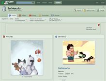 Tablet Screenshot of barbiesocks.deviantart.com