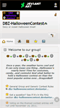 Mobile Screenshot of dbz-halloweencontest.deviantart.com