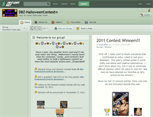 Tablet Screenshot of dbz-halloweencontest.deviantart.com