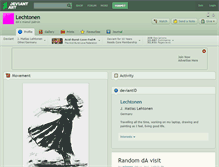 Tablet Screenshot of lechtonen.deviantart.com