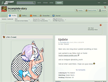 Tablet Screenshot of incomplete-story.deviantart.com