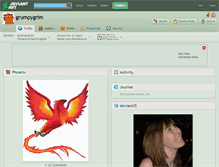 Tablet Screenshot of grumpygrim.deviantart.com