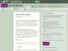 Tablet Screenshot of oflionsandbunnies.deviantart.com
