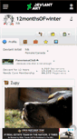 Mobile Screenshot of 12monthsofwinter.deviantart.com