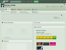 Tablet Screenshot of eternal--sonata.deviantart.com