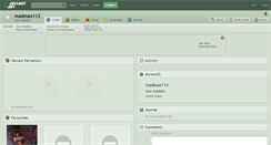 Desktop Screenshot of madmax112.deviantart.com