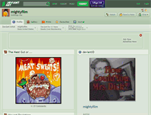 Tablet Screenshot of mightyfilm.deviantart.com