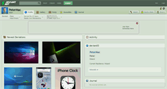 Desktop Screenshot of petermac.deviantart.com