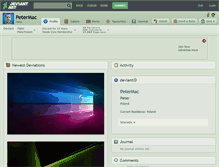 Tablet Screenshot of petermac.deviantart.com