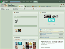 Tablet Screenshot of aoaclub.deviantart.com