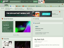 Tablet Screenshot of adivs.deviantart.com