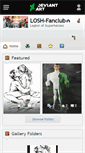 Mobile Screenshot of losh-fanclub.deviantart.com