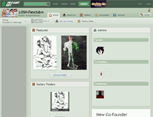 Tablet Screenshot of losh-fanclub.deviantart.com