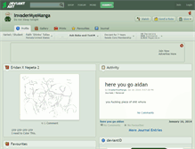 Tablet Screenshot of invadermyemanga.deviantart.com