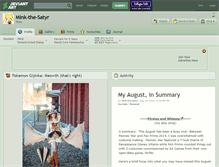 Tablet Screenshot of mink-the-satyr.deviantart.com