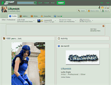 Tablet Screenshot of lilium666.deviantart.com