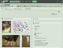 Tablet Screenshot of fox-kids.deviantart.com
