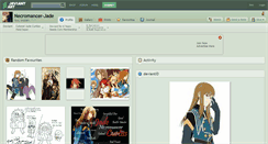Desktop Screenshot of necromancer-jade.deviantart.com