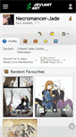 Mobile Screenshot of necromancer-jade.deviantart.com