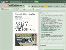 Tablet Screenshot of fansofthefluttershy.deviantart.com