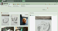 Desktop Screenshot of coppercap.deviantart.com