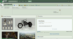 Desktop Screenshot of ordeveljanoski.deviantart.com