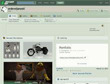 Tablet Screenshot of ordeveljanoski.deviantart.com