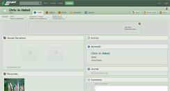 Desktop Screenshot of chris--is--naked.deviantart.com