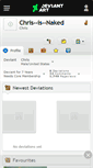 Mobile Screenshot of chris--is--naked.deviantart.com