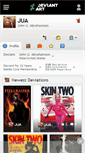 Mobile Screenshot of jua.deviantart.com