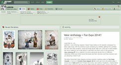 Desktop Screenshot of lelenia.deviantart.com