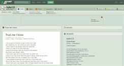 Desktop Screenshot of kylie123.deviantart.com