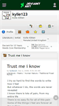 Mobile Screenshot of kylie123.deviantart.com