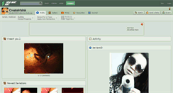 Desktop Screenshot of createirisink.deviantart.com