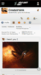 Mobile Screenshot of createirisink.deviantart.com