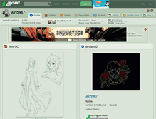 Tablet Screenshot of airi5987.deviantart.com